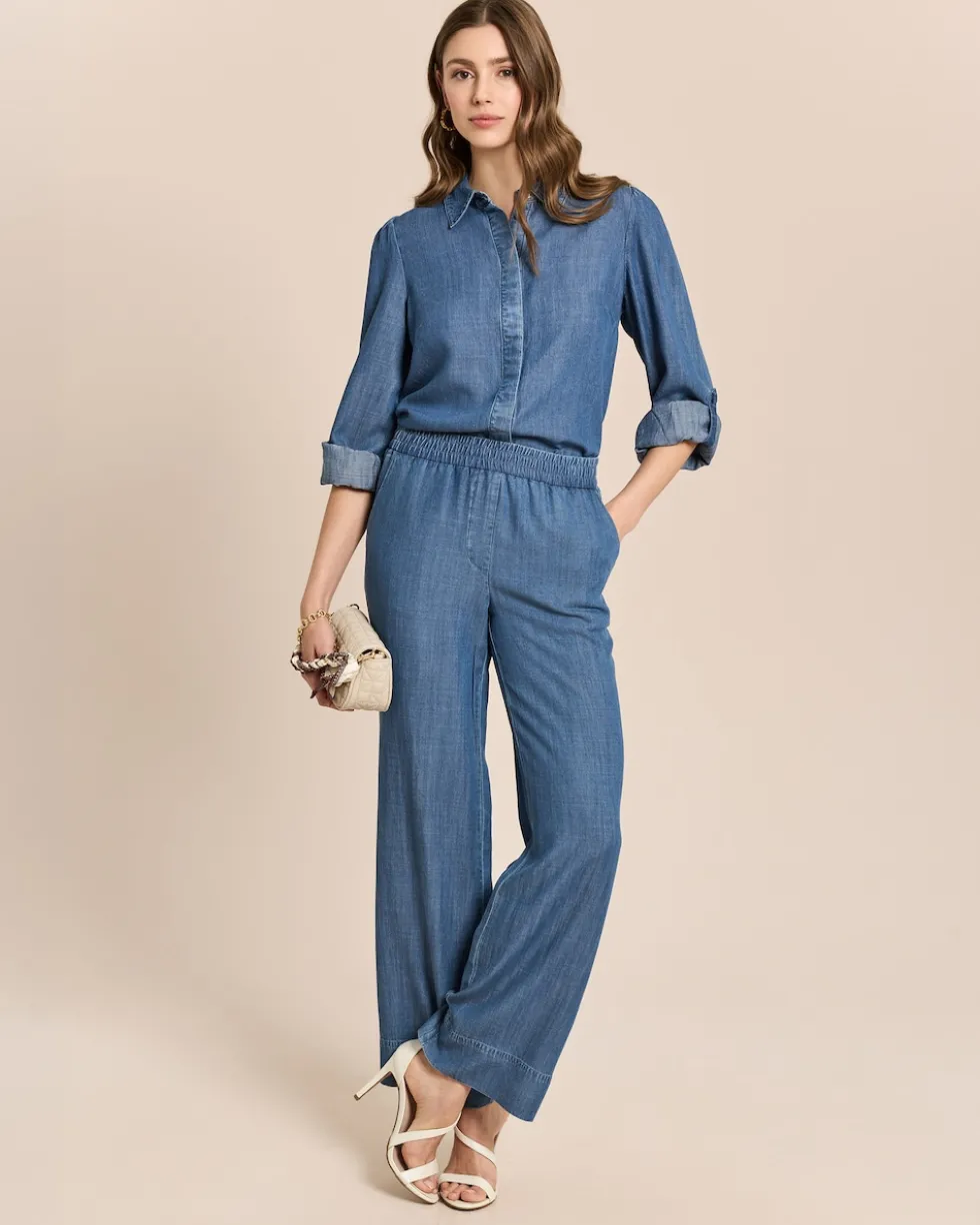 Bluse mit Ballonärmel