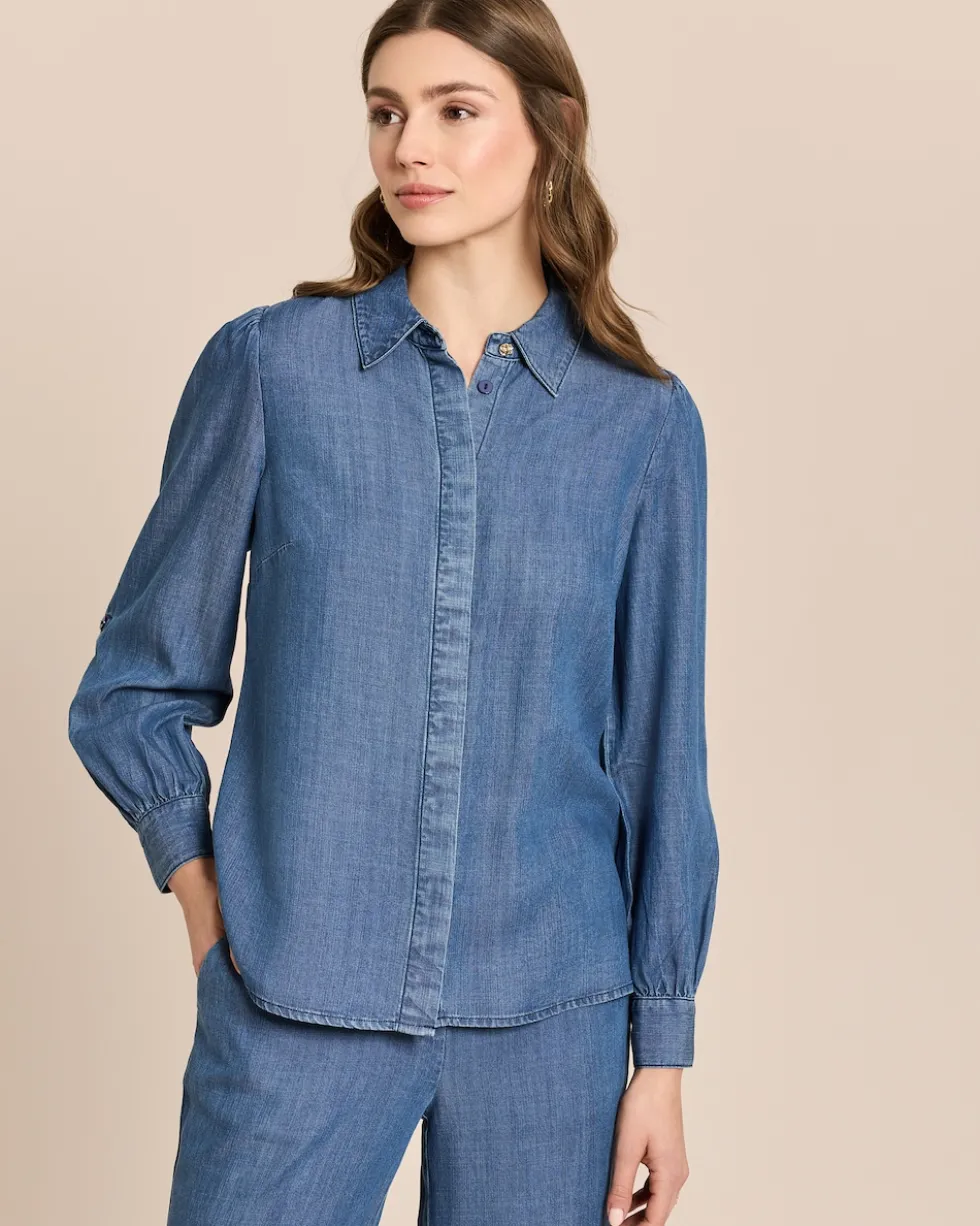 Bluse mit Ballonärmel