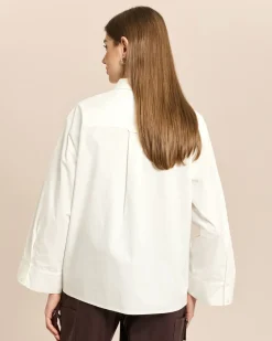 Bluse mit breiter Manschette