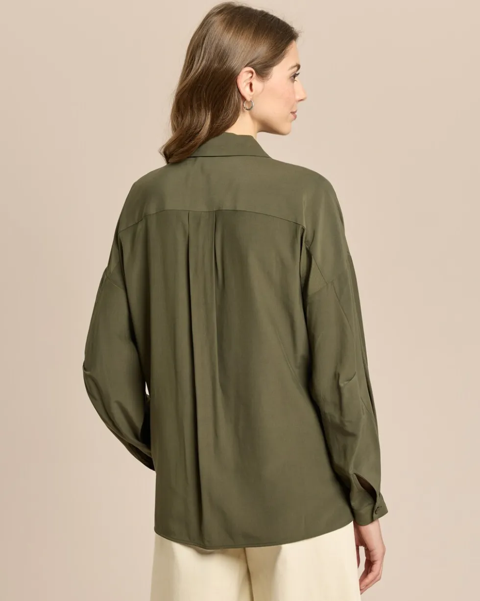 Bluse mit Brusttaschen