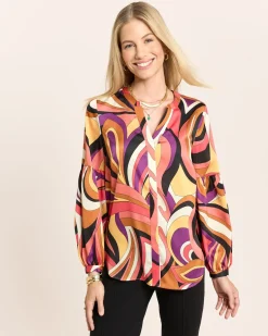 Bluse mit Exklusivdruck