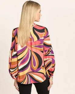 Bluse mit Exklusivdruck