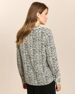 Bluse mit Herzprint