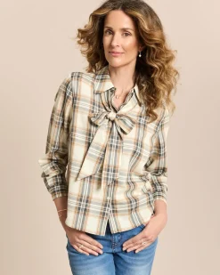 Bluse mit Schluppe