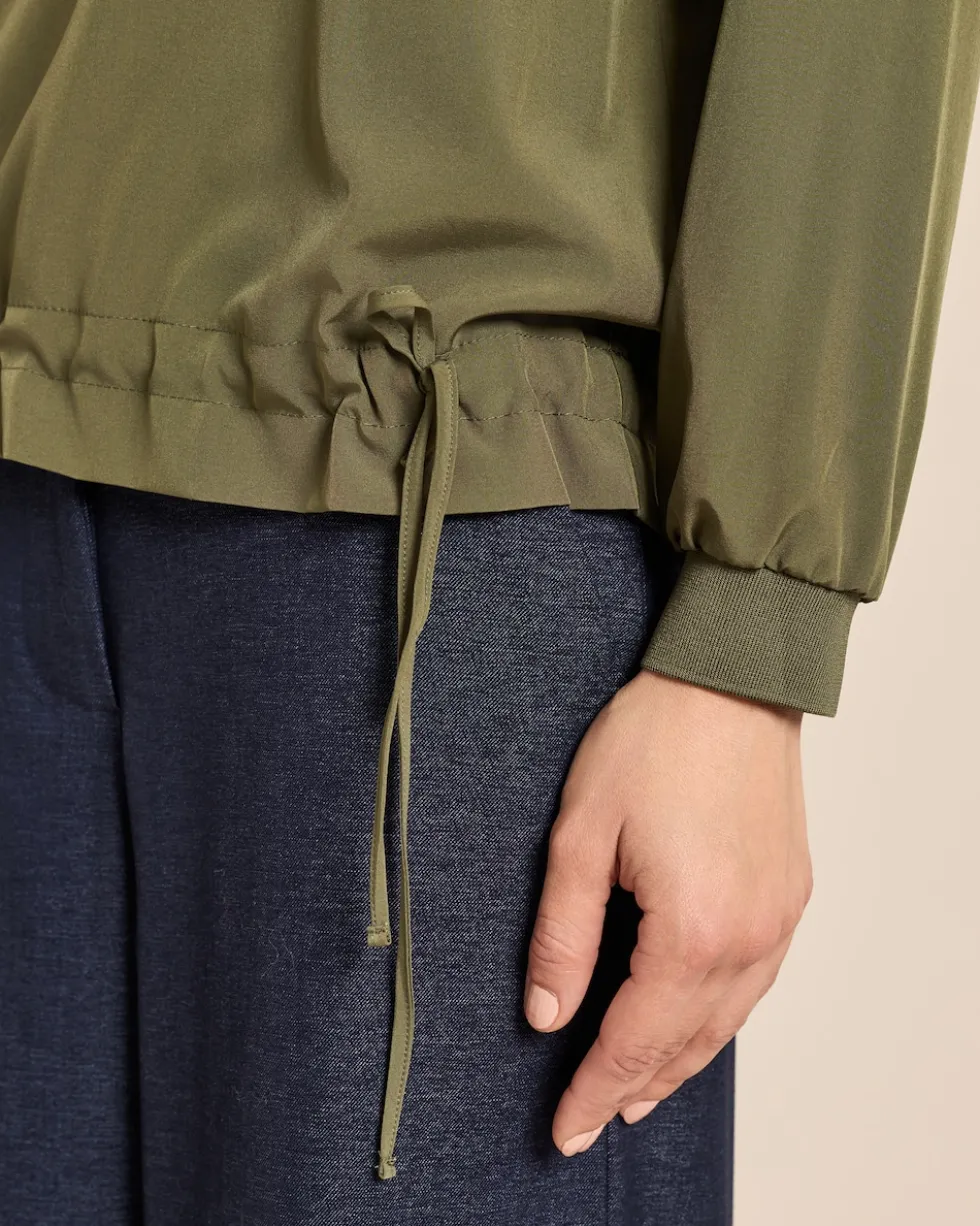 Bluse mit Strickbündchen