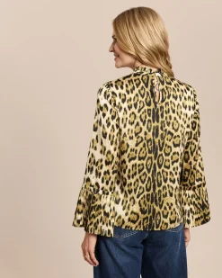 Bluse mit Volantmanschette