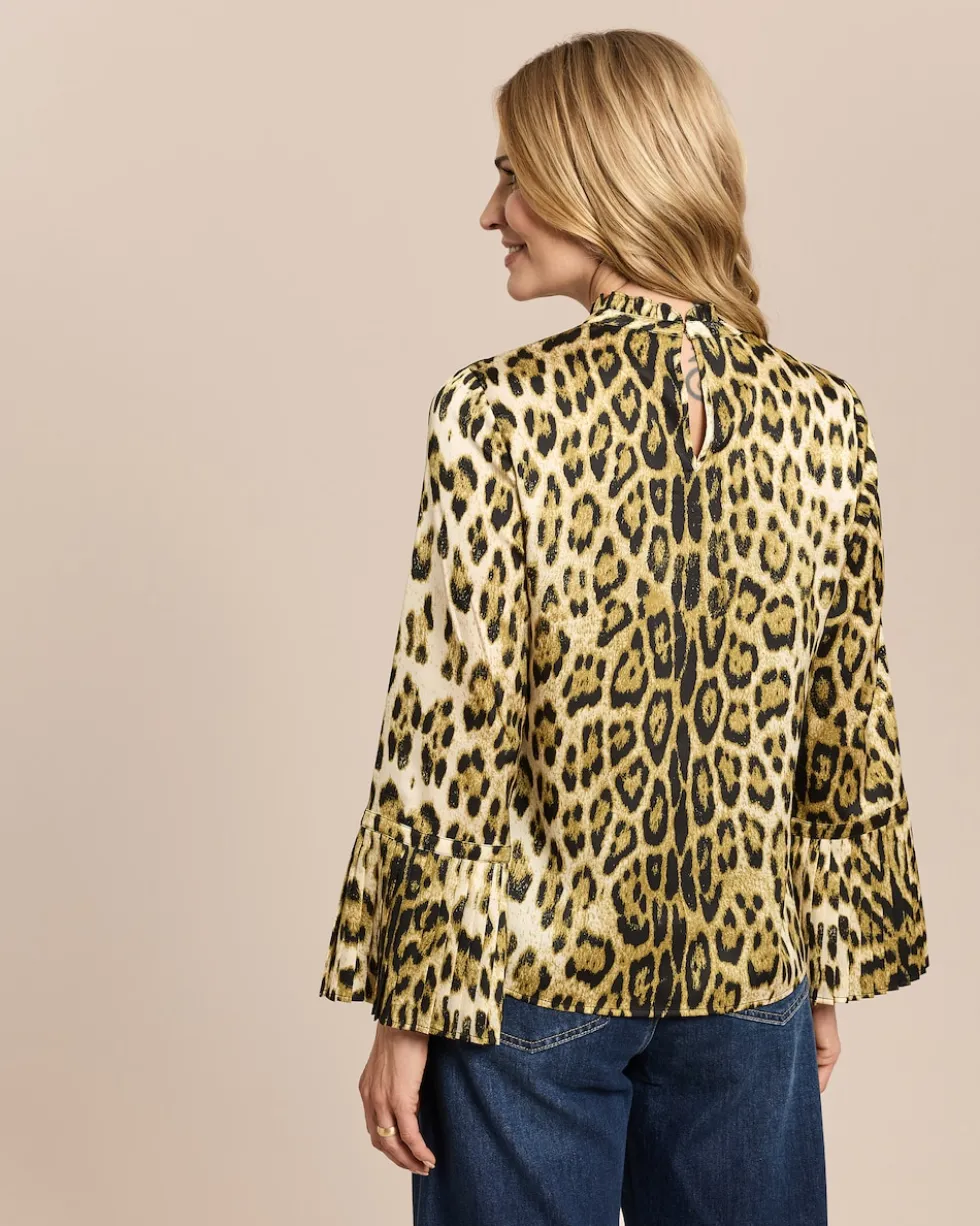 Bluse mit Volantmanschette