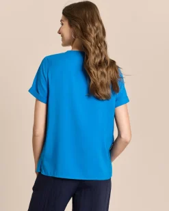 Blusenshirt aus Webware