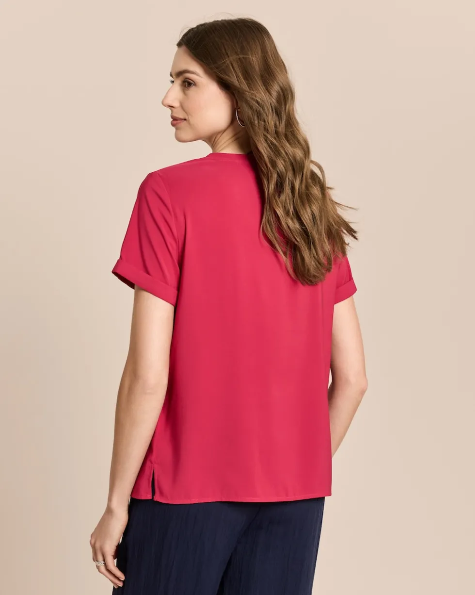Blusenshirt aus Webware