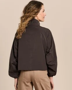 Bomberjacke aus technischem Material