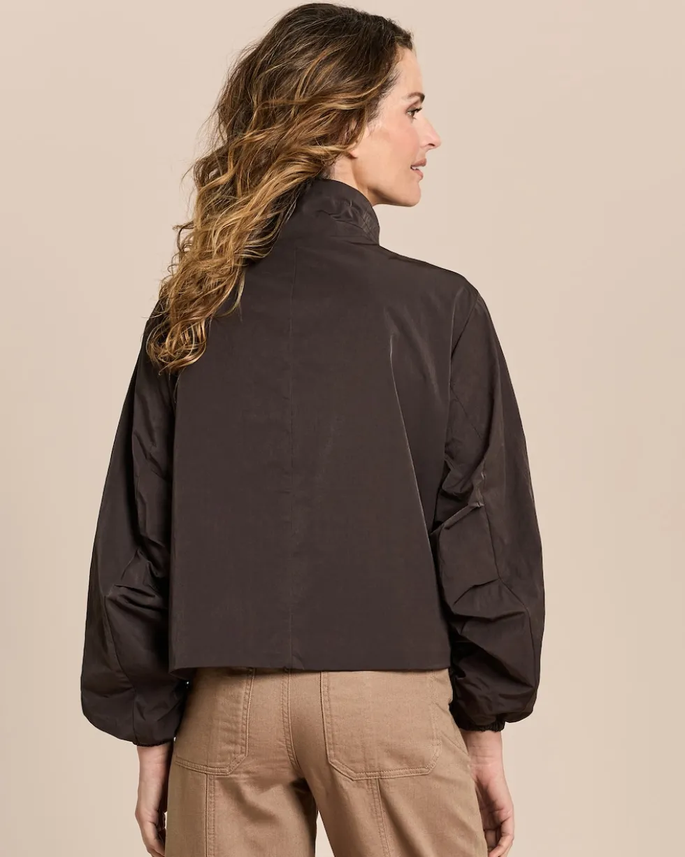 Bomberjacke aus technischem Material