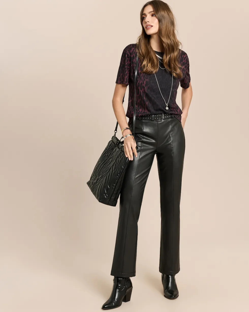 Bootcut Hose in Lammnappaimitat