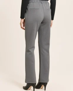 Bootcut Hose mit Logoband