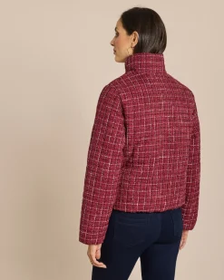Bouclé-Steppjacke