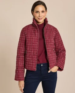Bouclé-Steppjacke