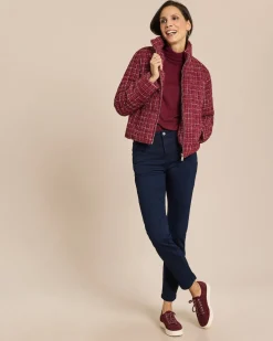 Bouclé-Steppjacke