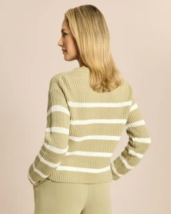 Boxy Bändchengarn-Pullover