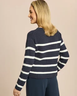 Boxy Bändchengarn-Pullover