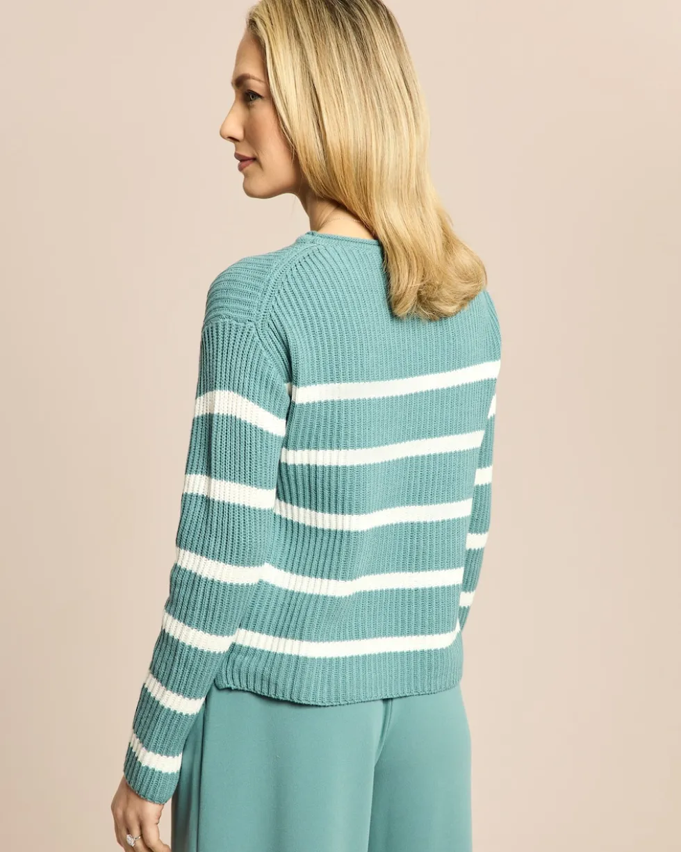 Boxy Bändchengarn-Pullover