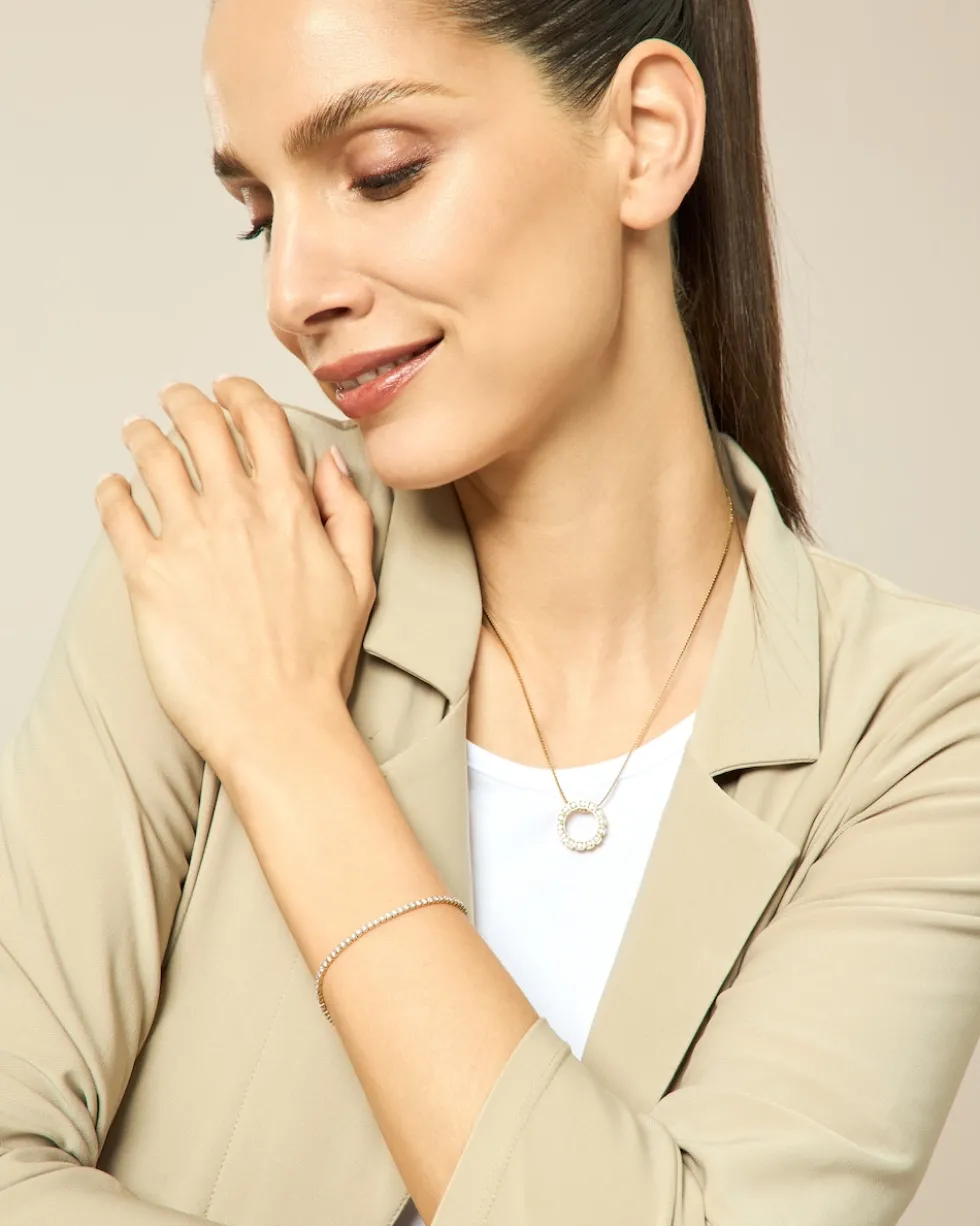 Brillant-Armband mind. 1,70 ct