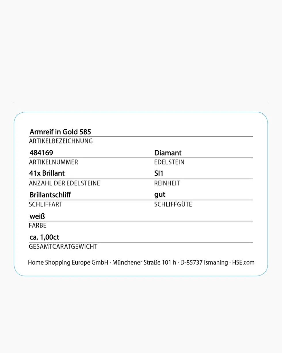 Brillant-Armreif 1,00 ct