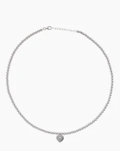 Brillant-Collier mit Herzanhänger 0,03 ct