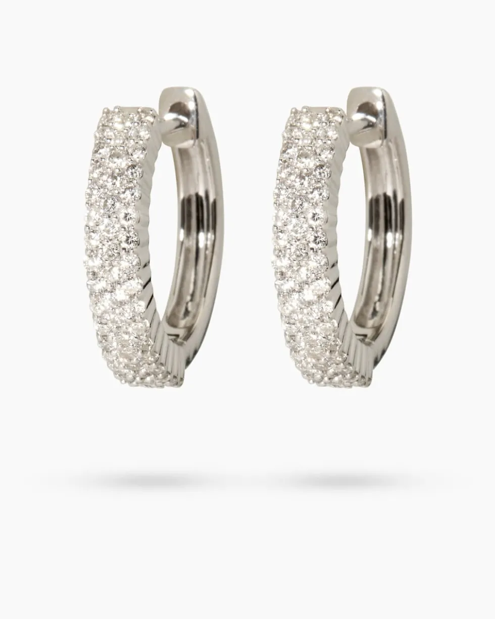 Brillant-Creolen ca. 0,40 ct