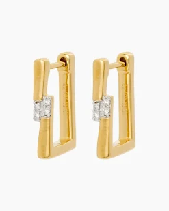 Brillant-Creolen, ca. 0,05 ct