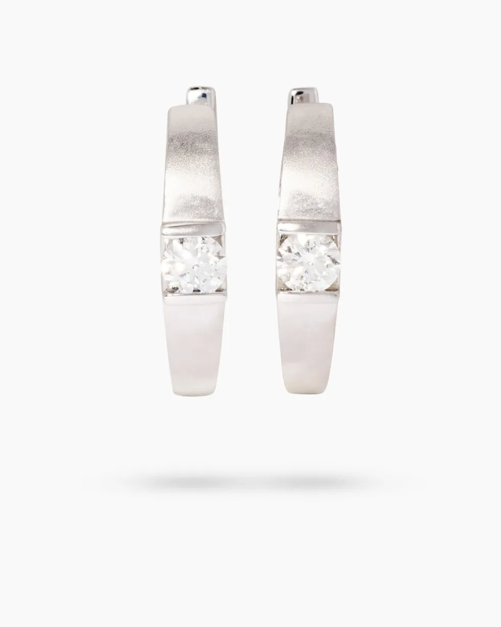 Brillant-Creolen 0,75 ct