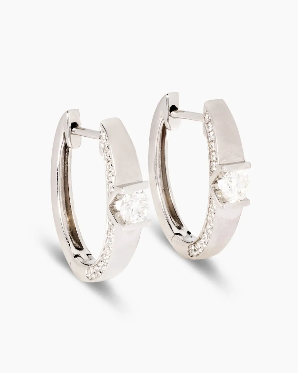 Brillant-Creolen 0,75 ct