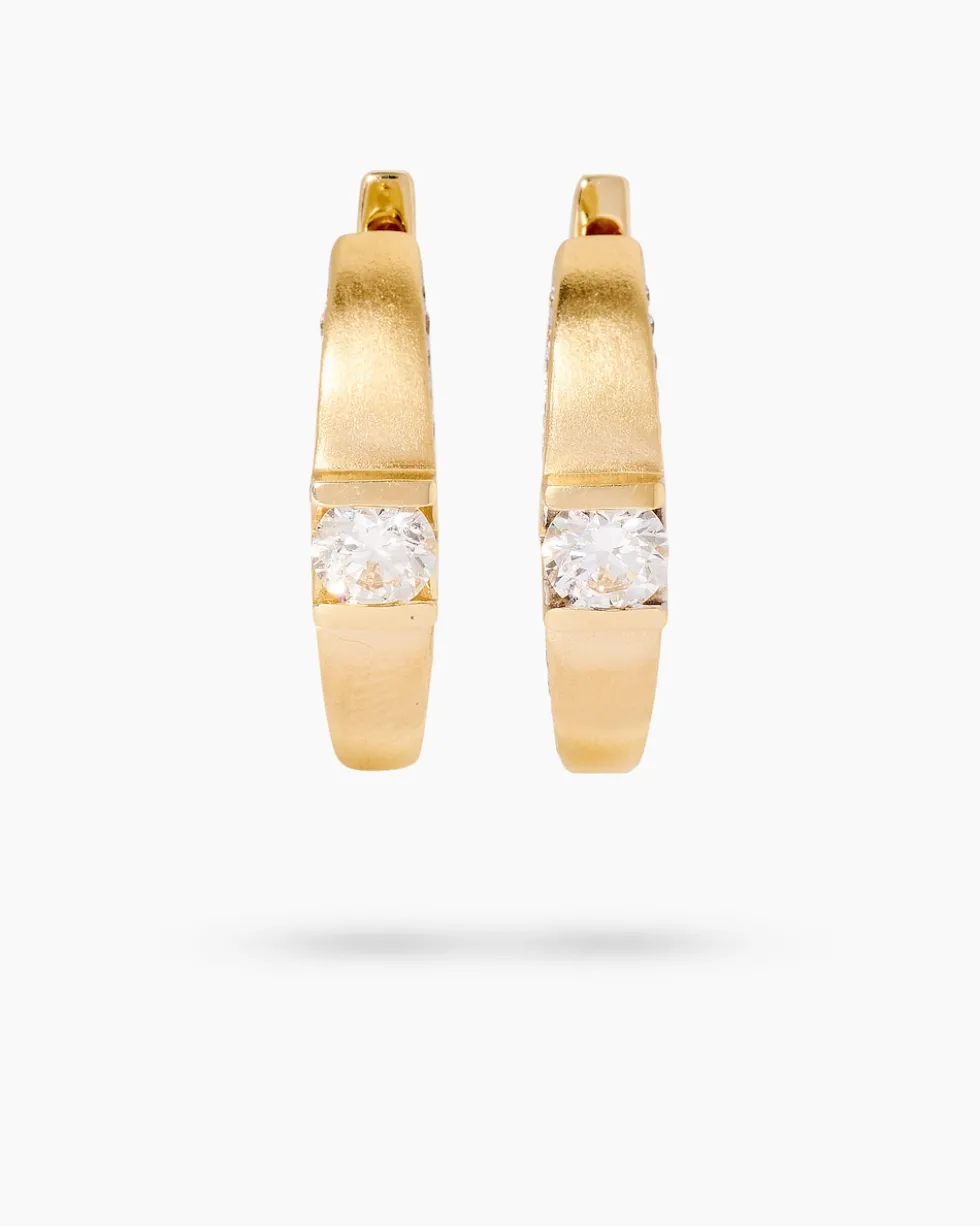 Brillant-Creolen 0,75 ct