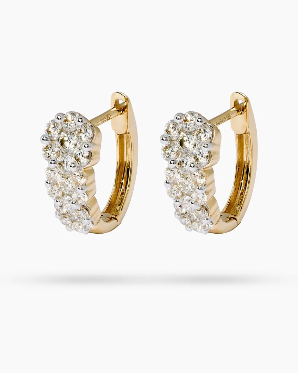 Brillant-Creolen 1,00 ct