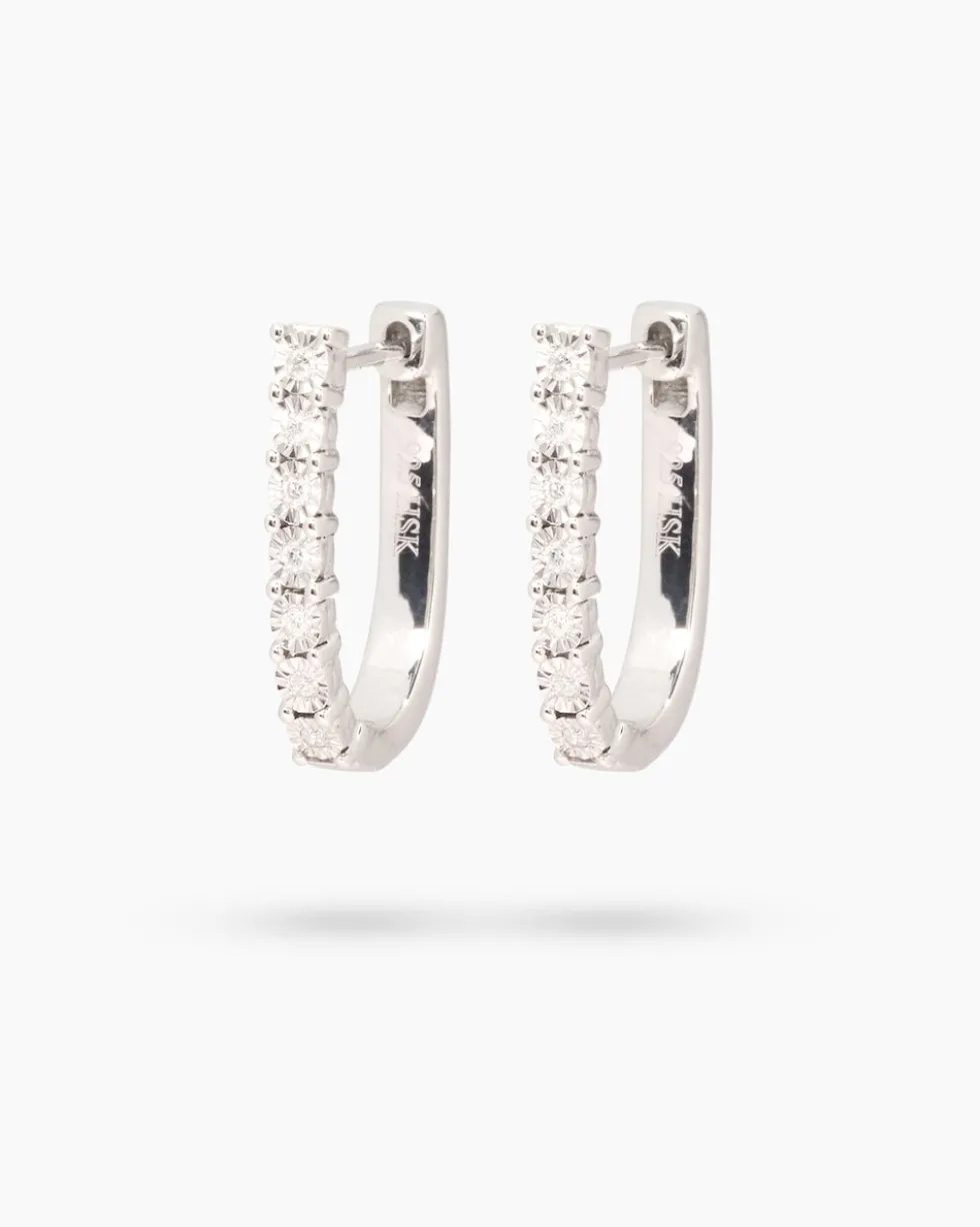 Brillant-Creolen 0,10 ct