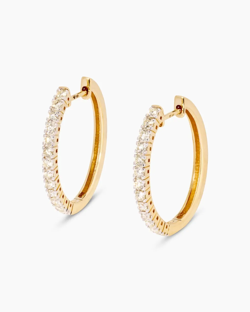 Brillant-Creolen 1,00 ct