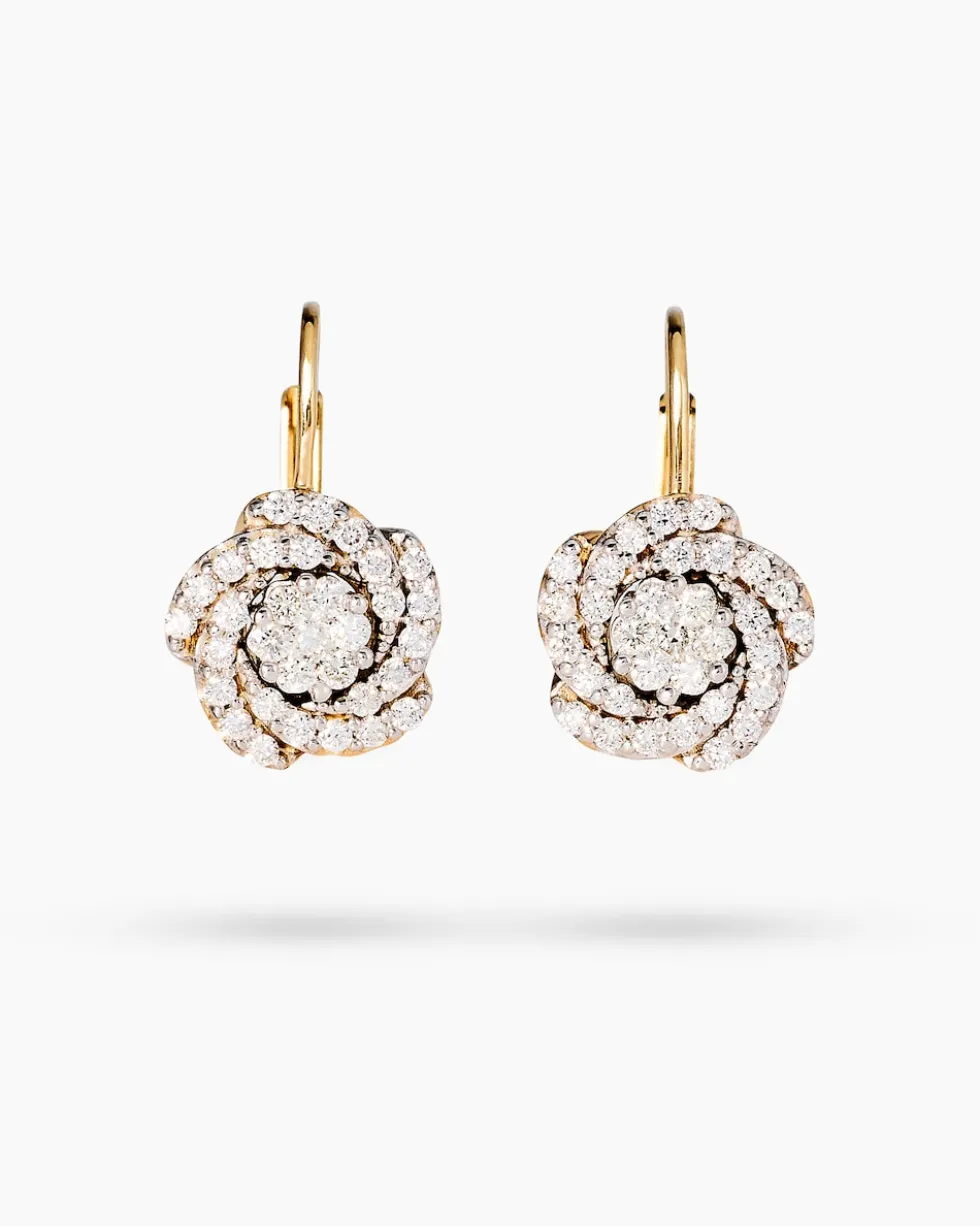 Brillant-Ohrbrisuren 0,50 ct