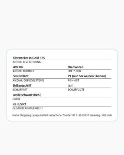 Brillant-Ohrstecker 0,50 ct