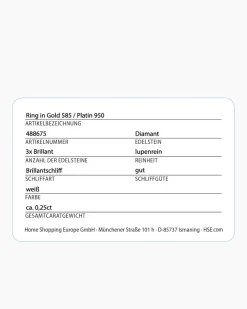 Brillantring ca. 0,25 ct
