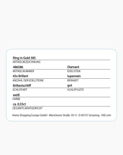 Brillantring ca. 0,55 ct
