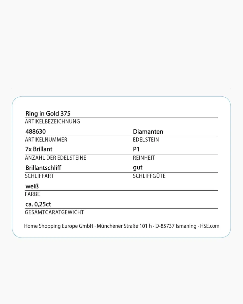 Brillantring 0,25 ct