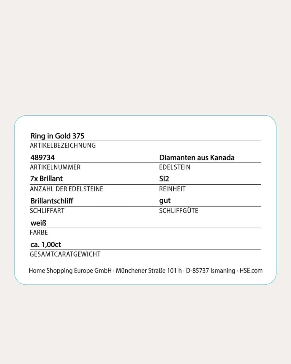 Brillantring 1,00 ct
