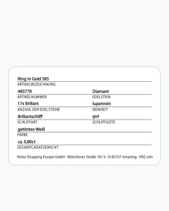 Brillantring 0,80 ct