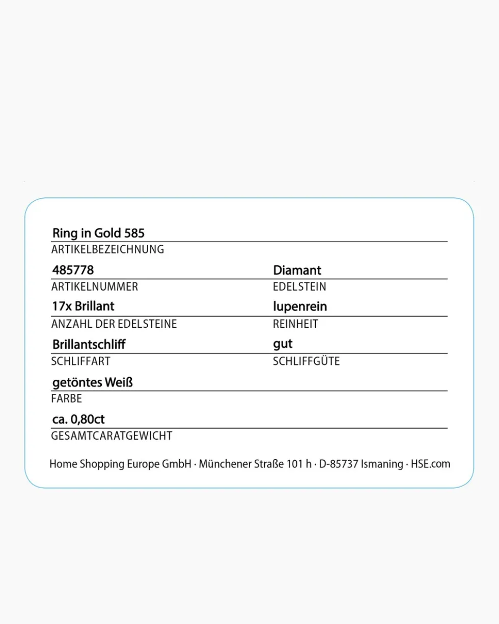 Brillantring 0,80 ct