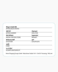 Brillantring 0,30 ct