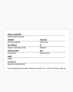Brillantring 0,32 ct