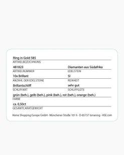 Brillantring 0,50 ct