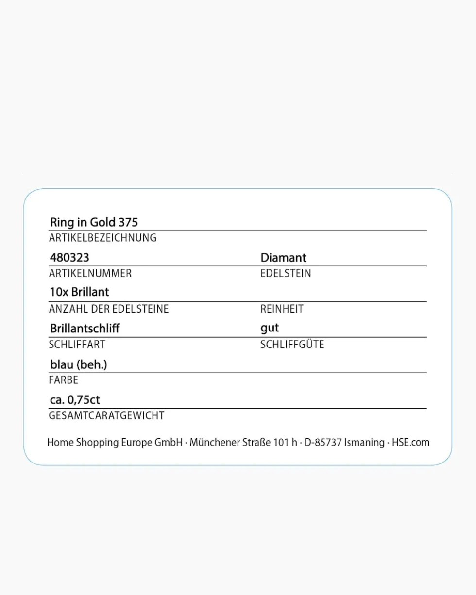 Brillantring 0,75 ct