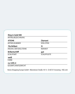 Brillantring 0,90 ct