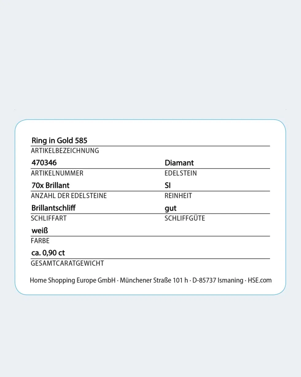 Brillantring 0,90 ct