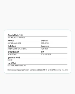 Brillantring 0,50 ct