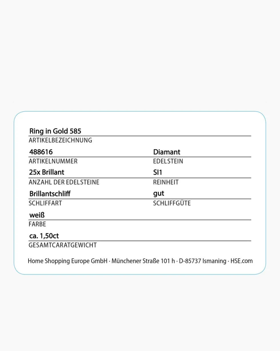 Brillantring 1,50 ct
